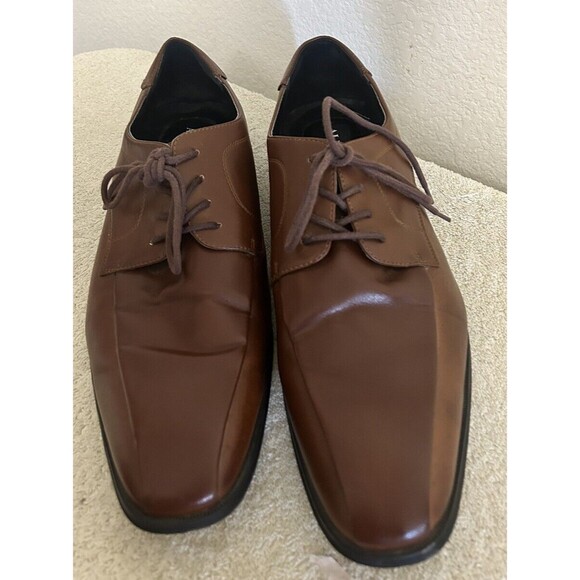 Alfani Dress Shoes Men's Size 13 M Seth Brown Oxfords - Picture 3 of 10